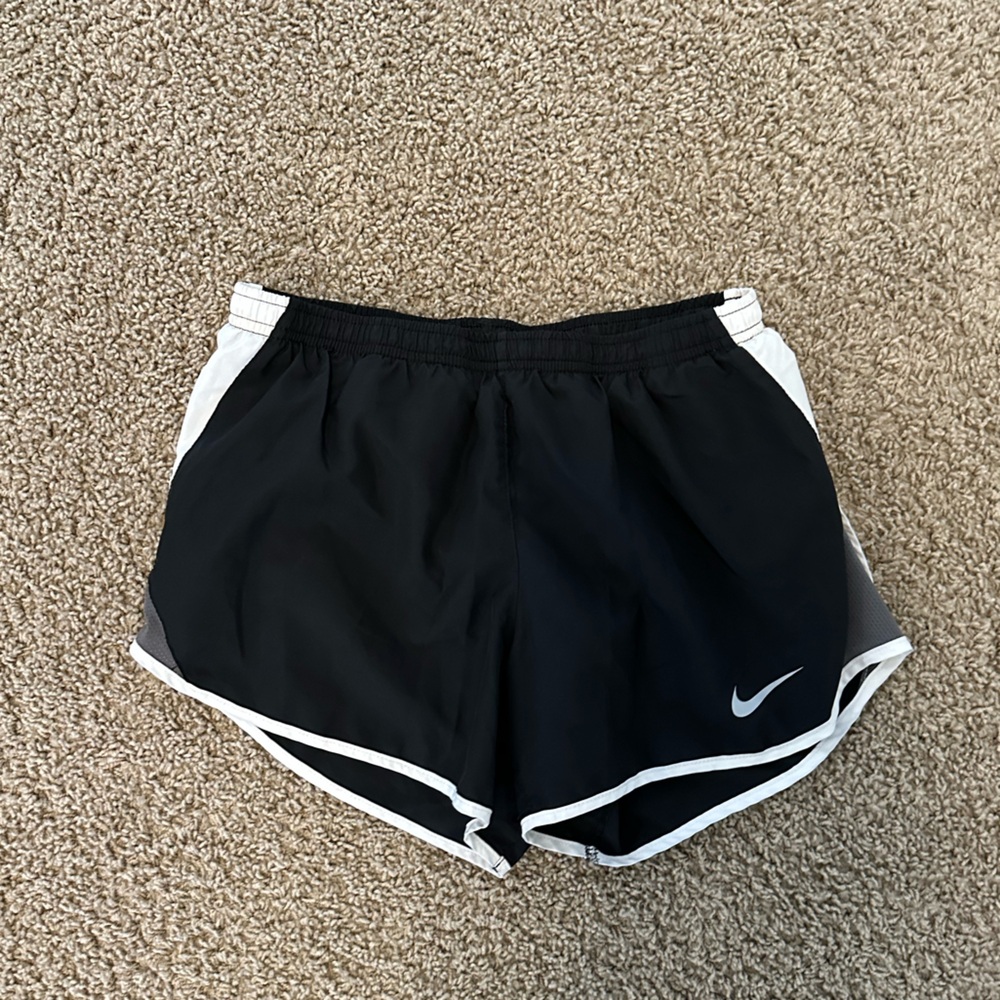 Nike Black and White Running Shorts